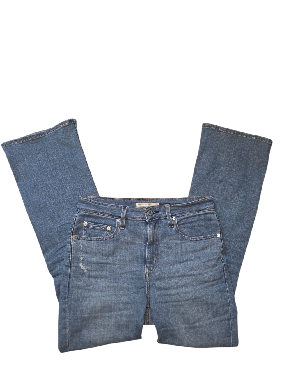 Levi's Women's 725 Distressed High Rise Bootcut Denim Size 29